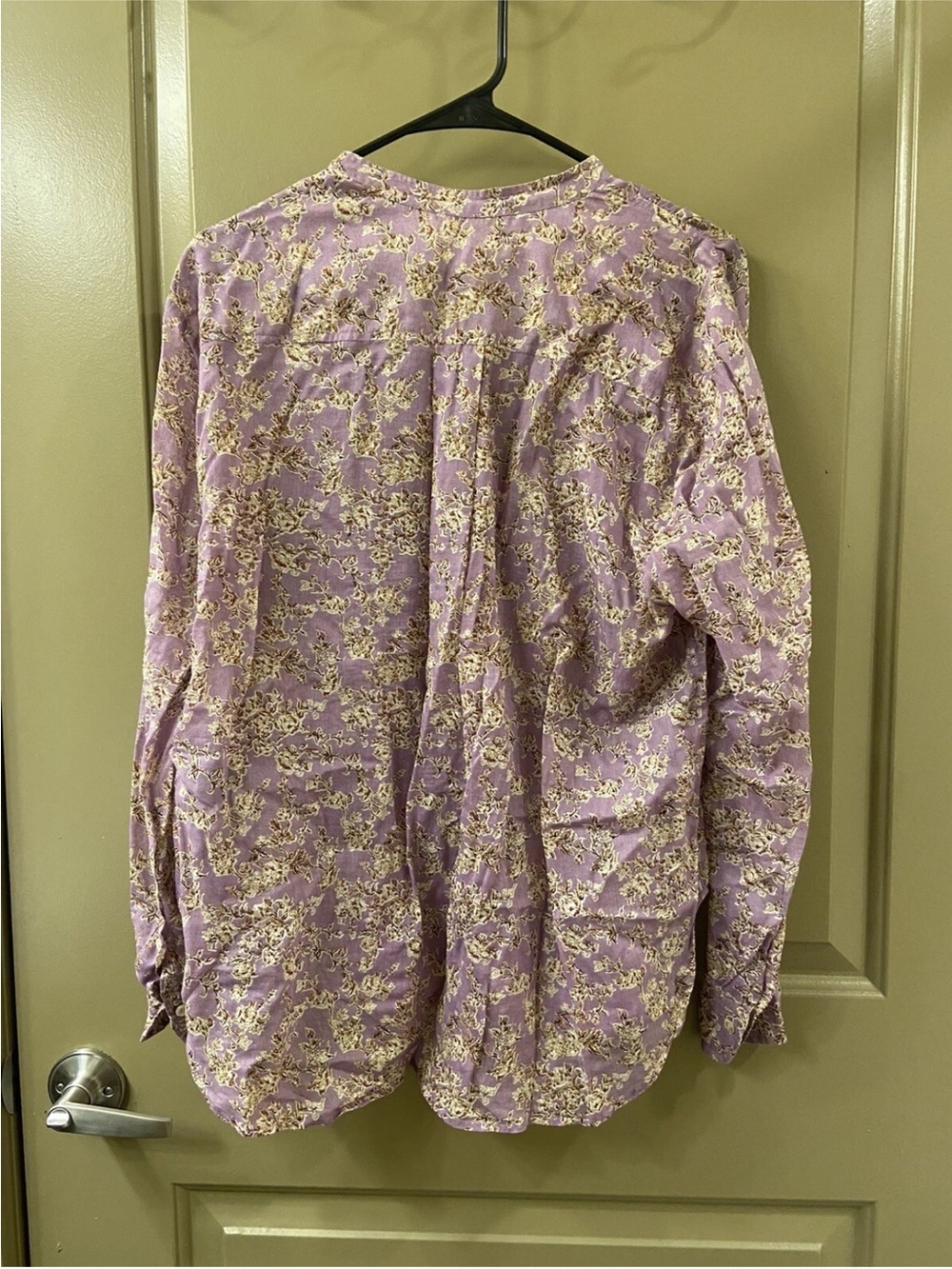 Isabel Marant Lavender Floral Button-Up Blouse - Picture 5 of 8